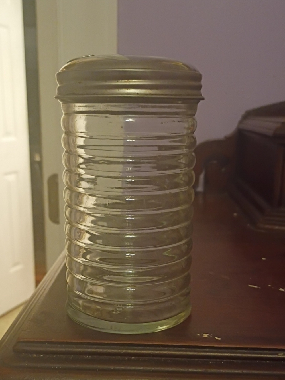 Vintage Beehive Sugar Shaker Clear